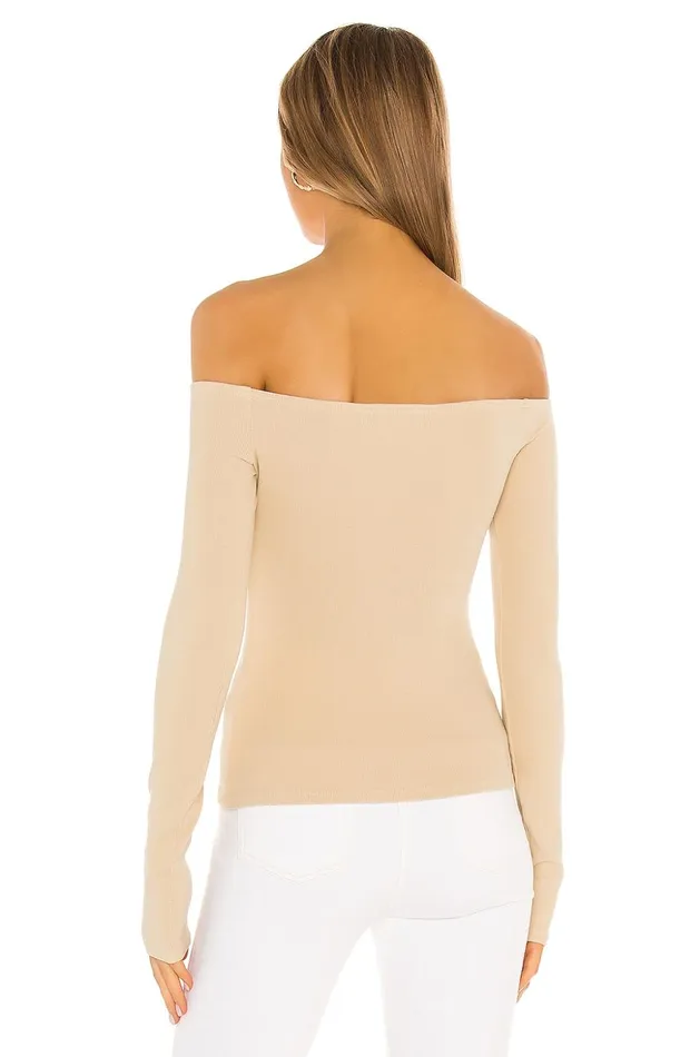 Lovers and Friends Tops Women Cut Out Off Shoulder Top Nude Lovers and Friends Tops Women Cut Out Off Shoulder Top Nude