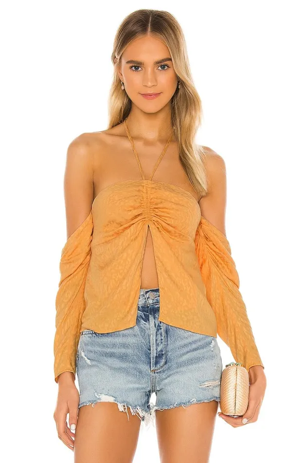 Lovers and Friends Tops Women Eden Top Tangerine Orange