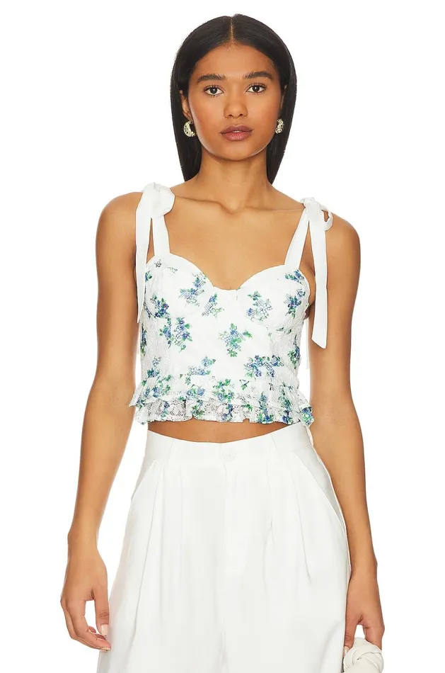 Lovers and Friends Tops Women Edina Top Bouquet Floral Multi