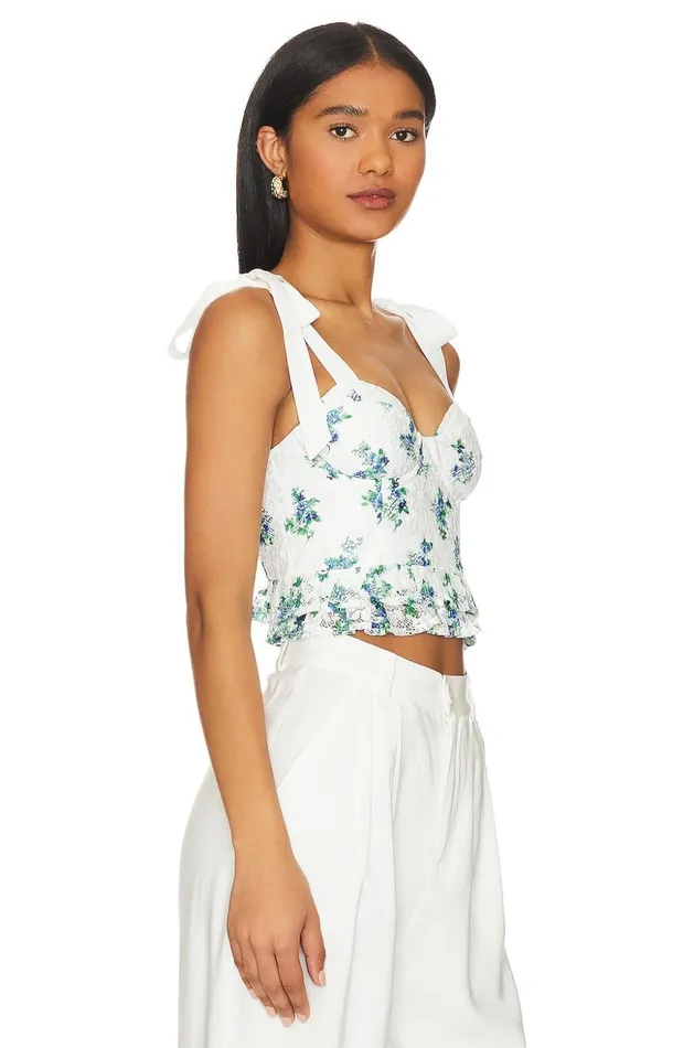 Lovers and Friends Tops Women Edina Top Bouquet Floral Multi Lovers and Friends Tops Women Edina Top Bouquet Floral Multi
