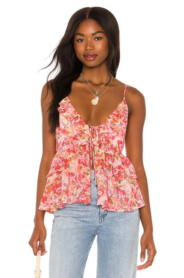 Lovers and Friends Tops Women Hazel Tank Top Cali Blooms
