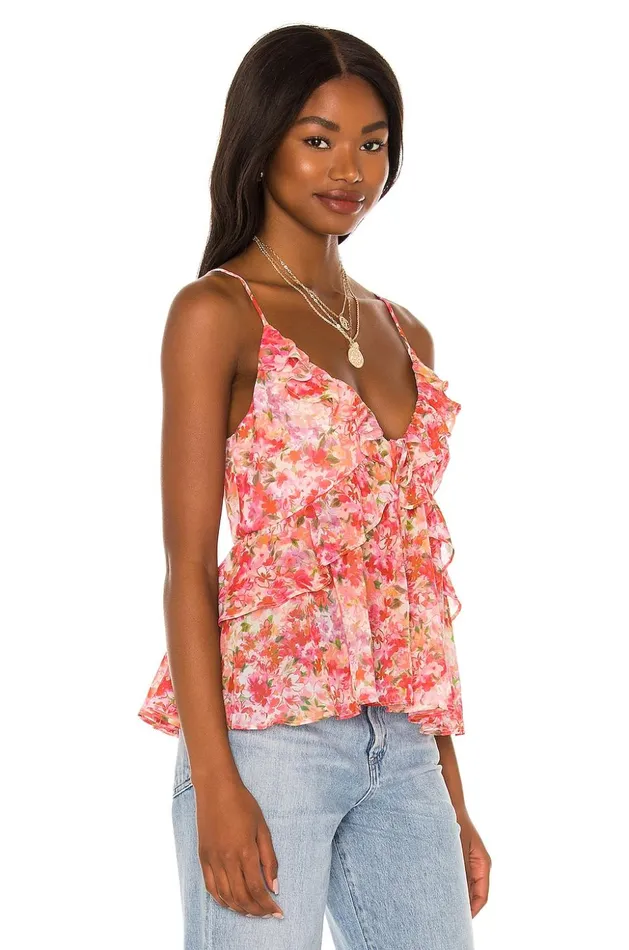 Lovers and Friends Tops Women Hazel Tank Top Cali Blooms Lovers and Friends Tops Women Hazel Tank Top Cali Blooms