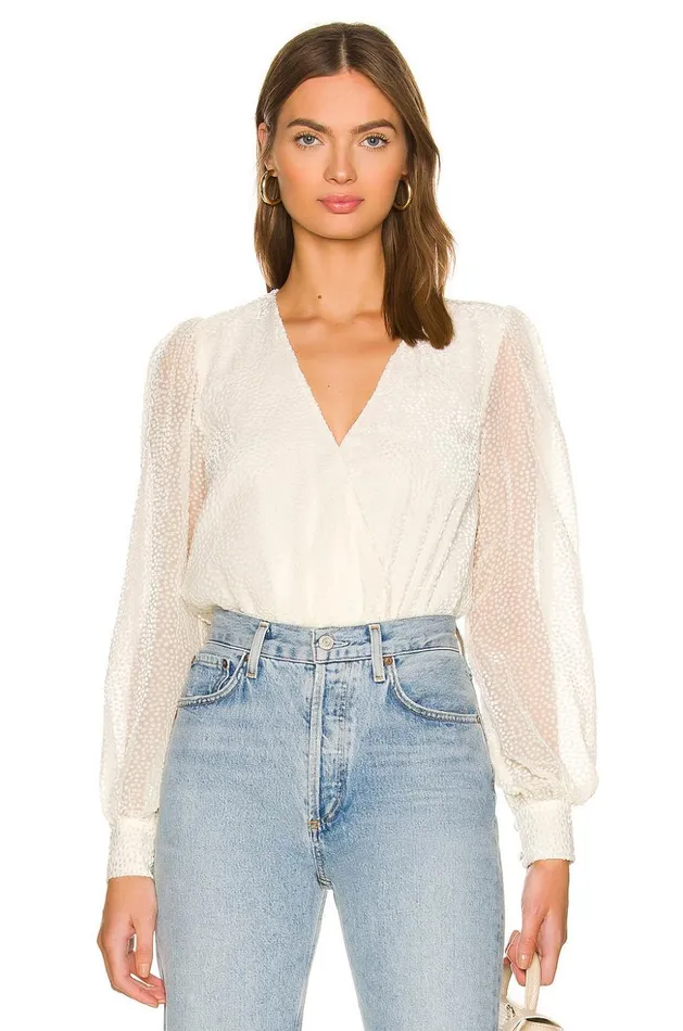 Lovers and Friends Tops Women Heidi Bodysuit White