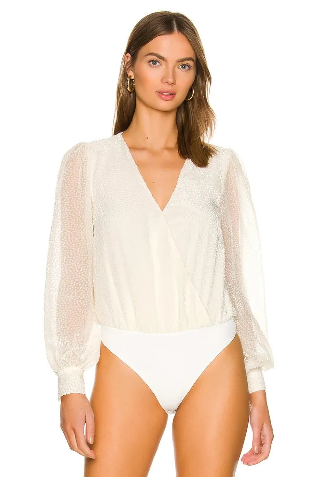 Lovers and Friends Tops Women Heidi Bodysuit White Lovers and Friends Tops Women Heidi Bodysuit White