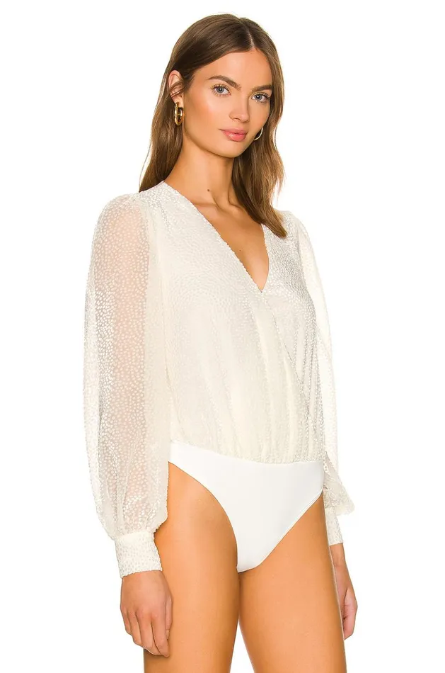 Lovers and Friends Tops Women Heidi Bodysuit White Lovers and Friends Tops Women Heidi Bodysuit White