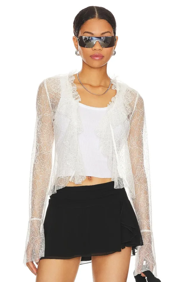 Lovers and Friends Tops Women Hollyn Top White Lovers and Friends Tops Women Hollyn Top White