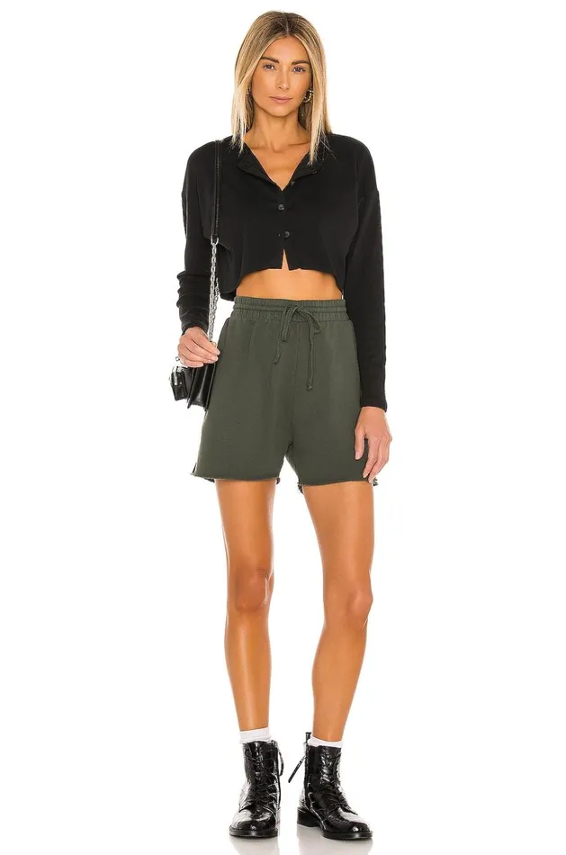 Lovers and Friends Tops Women Keaton Cropped Top Black Lovers and Friends Tops Women Keaton Cropped Top Black