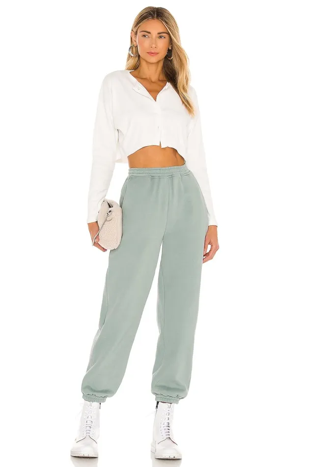 Lovers and Friends Tops Women Keaton Cropped Top White Lovers and Friends Tops Women Keaton Cropped Top White