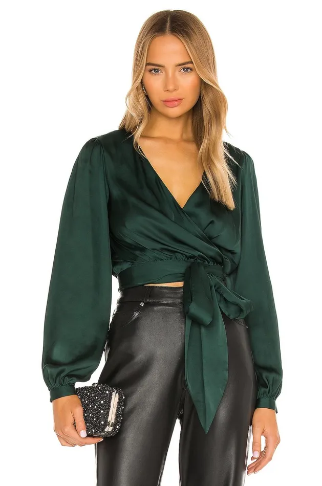 Lovers and Friends Tops Women Kelly Top Emerald Green