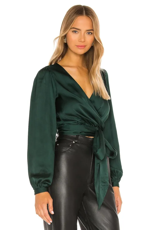 Lovers and Friends Tops Women Kelly Top Emerald Green Lovers and Friends Tops Women Kelly Top Emerald Green