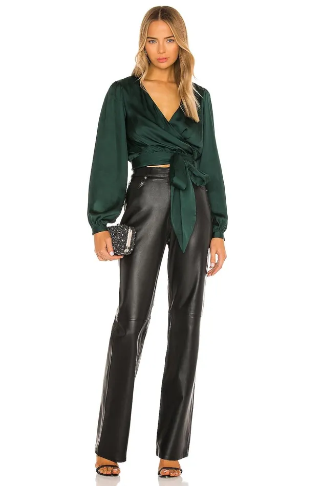 Lovers and Friends Tops Women Kelly Top Emerald Green Lovers and Friends Tops Women Kelly Top Emerald Green
