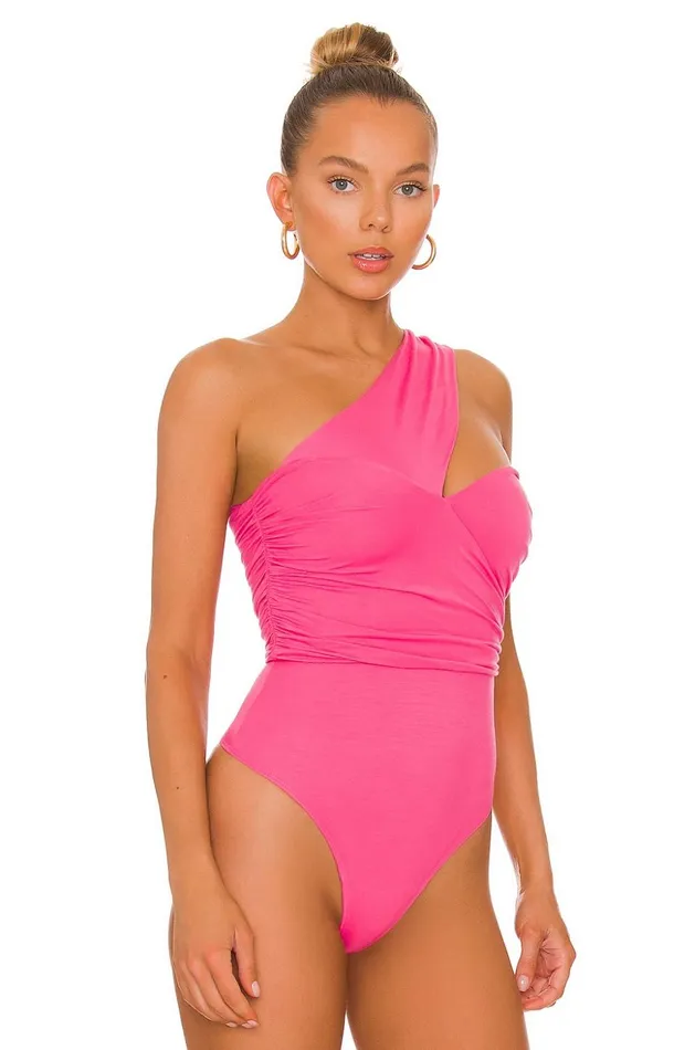 Lovers and Friends Tops Women Liv Bodysuit Hot Pink Lovers and Friends Tops Women Liv Bodysuit Hot Pink