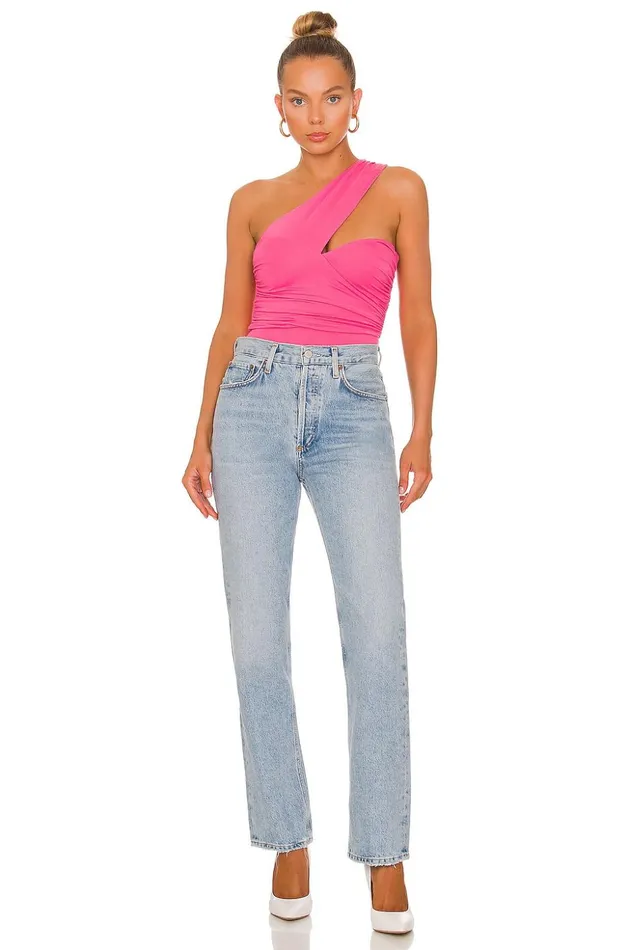 Lovers and Friends Tops Women Liv Bodysuit Hot Pink Lovers and Friends Tops Women Liv Bodysuit Hot Pink