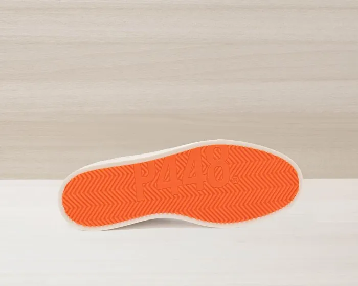 Low Tops Men P448 Jack WhiteNeon Orange Low Tops Men P448 Jack WhiteNeon Orange