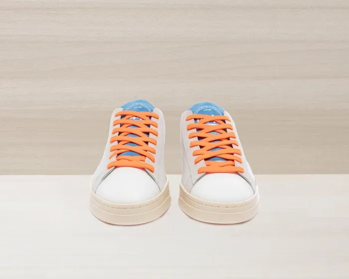 Low Tops Men P448 Jack WhiteNeon Orange Low Tops Men P448 Jack WhiteNeon Orange