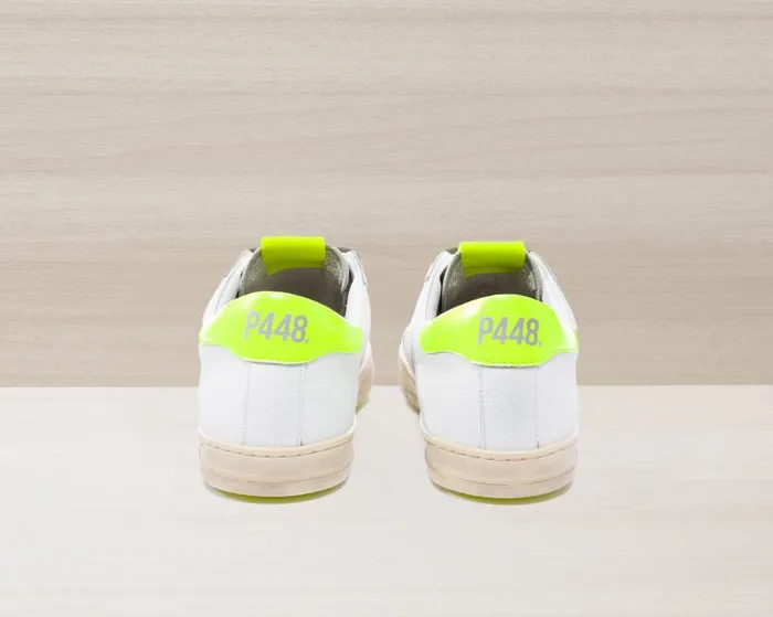 Low Tops Men P448 John Recycled WhiteYellow Low Tops Men P448 John Recycled WhiteYellow