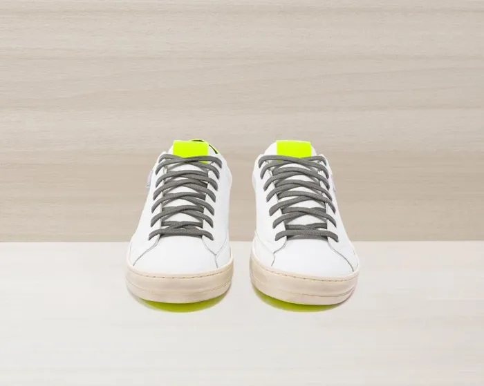 Low Tops Men P448 John Recycled WhiteYellow Low Tops Men P448 John Recycled WhiteYellow