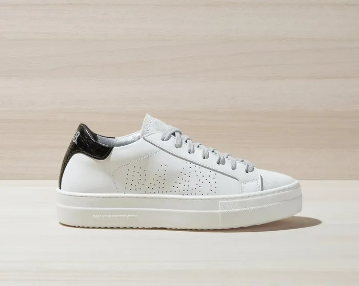 Low Tops Women P448 Thea WhiteBlack