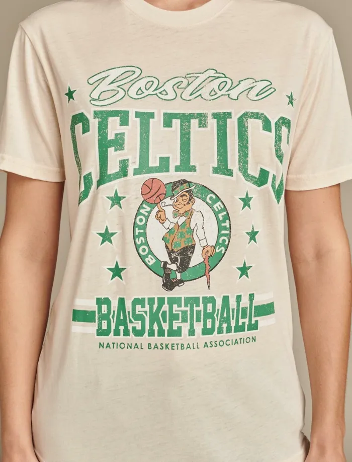 Lucky Brand Graphic Tees Women Celtics Graphic Tee 280 Cream