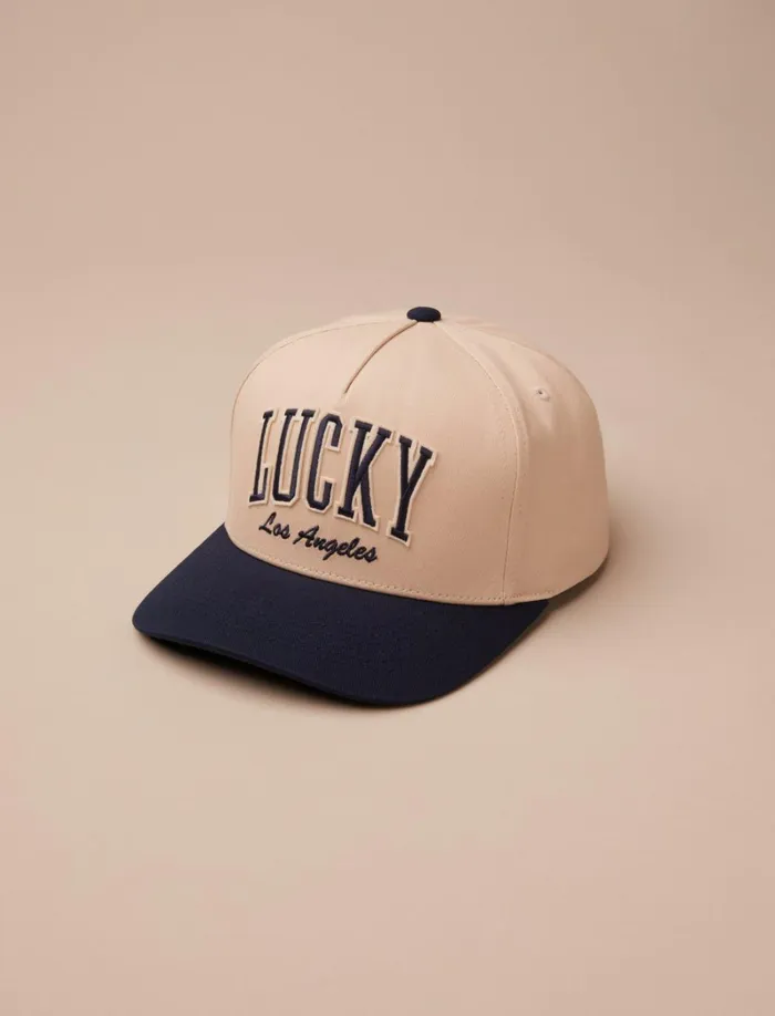 Lucky Brand Hats Men Lucky Logo Baseball Natural