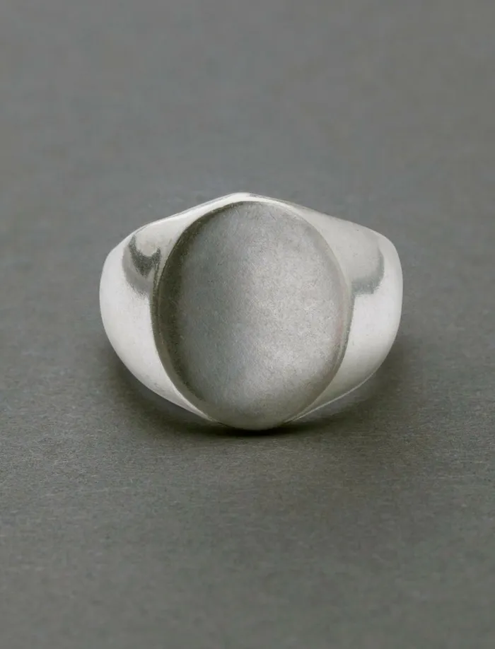 Lucky Brand Jewelry Men Men039s Basic Signet Ring Silver