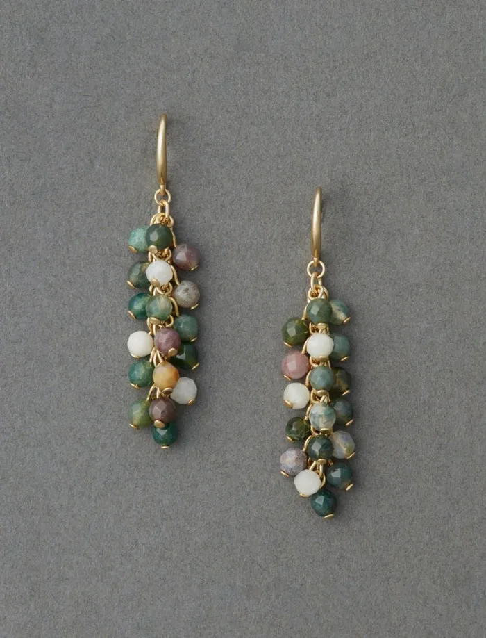 Lucky Brand Jewelry Women Beaded Drop Earring Gold