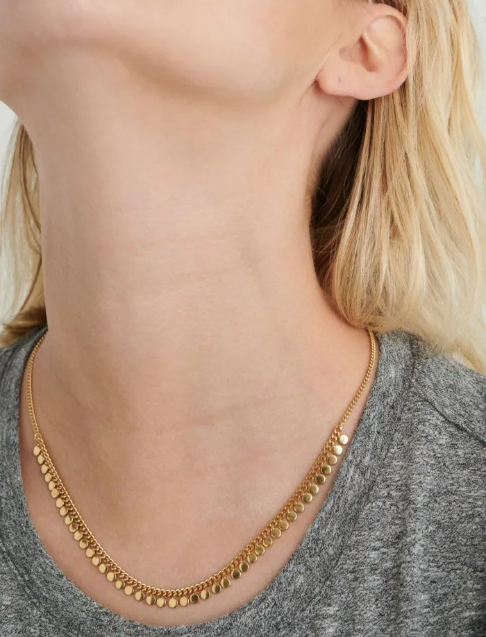 Lucky Brand Jewelry Women Chain Necklace Gold