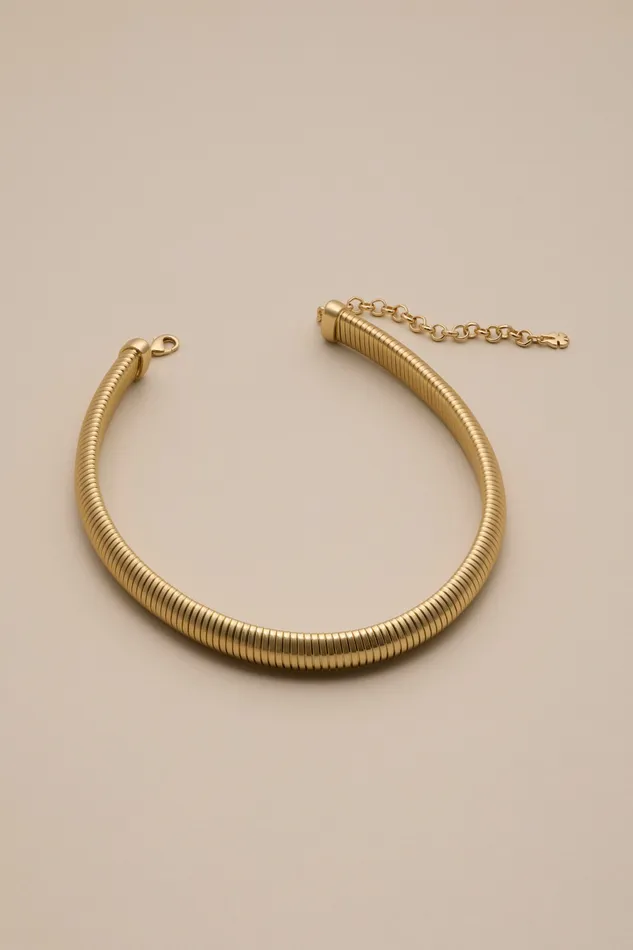 Lucky Brand Jewelry Women Coiled Necklace Gold