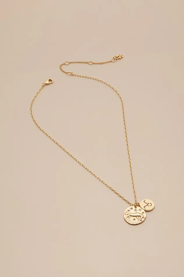 Lucky Brand Jewelry Women Taurus Zodiac Necklace Gold