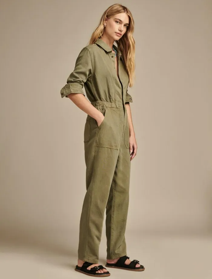 Lucky Brand Jumpsuits and Overalls Women Utility Coveralls Four Leaf Clover
