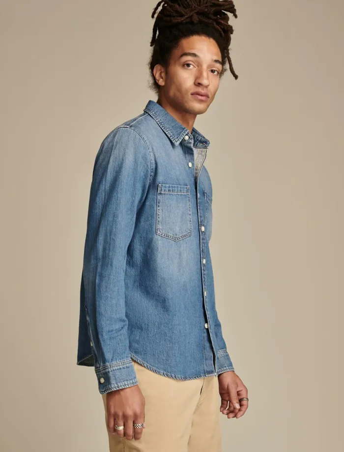Lucky Brand Shirts and Tops Men Denim Utility Shirt Harborview