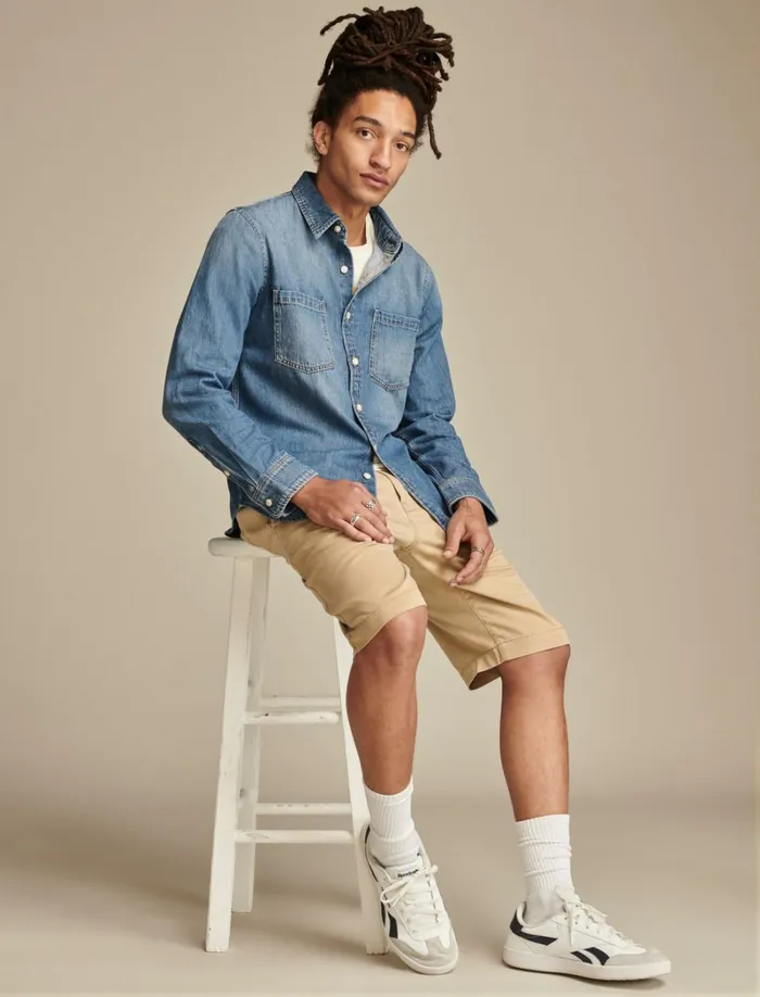 Lucky Brand Shirts and Tops Men Denim Utility Shirt Harborview