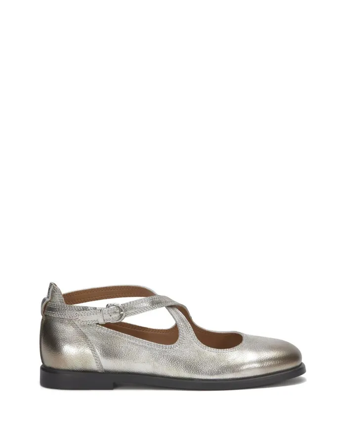 Lucky Brand Shoes Women Necia Flat Silver