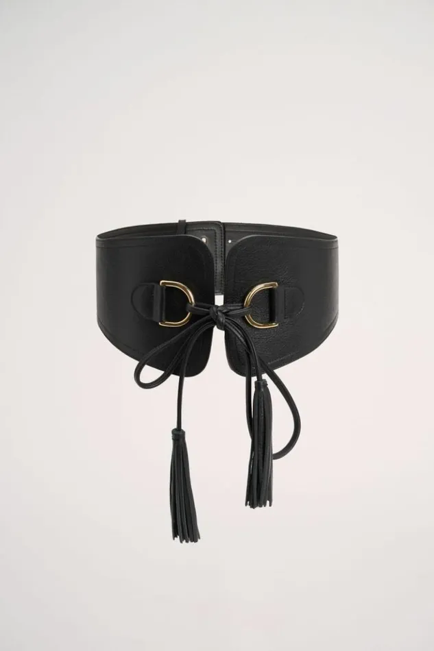 Luisa Spagnoli Belts Damerina 8211 Bustier Belt Blackgold 8211 Women