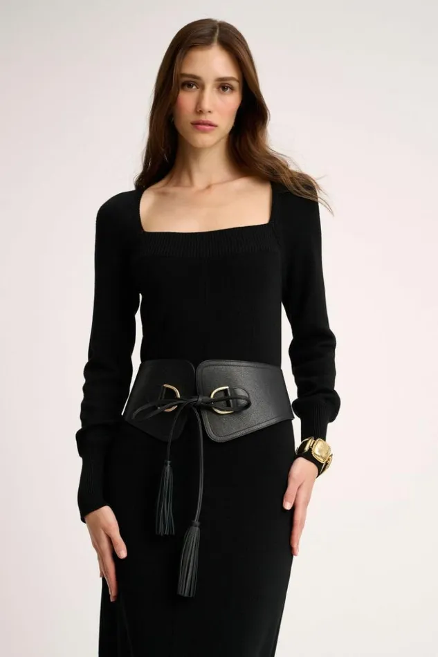 Luisa Spagnoli Belts Damerina 8211 Bustier Belt Blackgold 8211 Women Luisa Spagnoli Belts Damerina 8211 Bustier Belt Blackgold 8211 Women