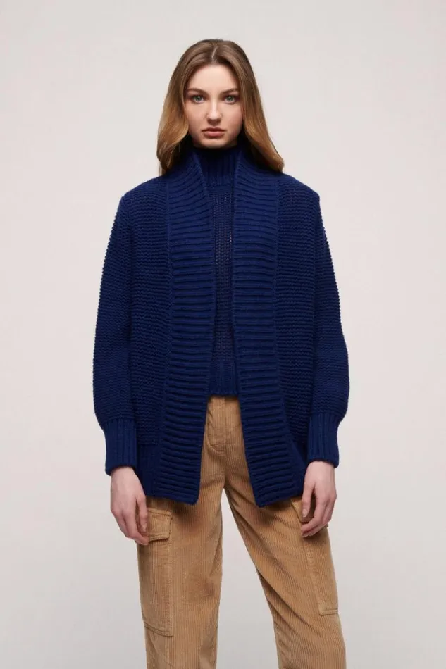Luisa Spagnoli Cardigan Cheope 8211 Wool Cardigan Blue 8211 Women