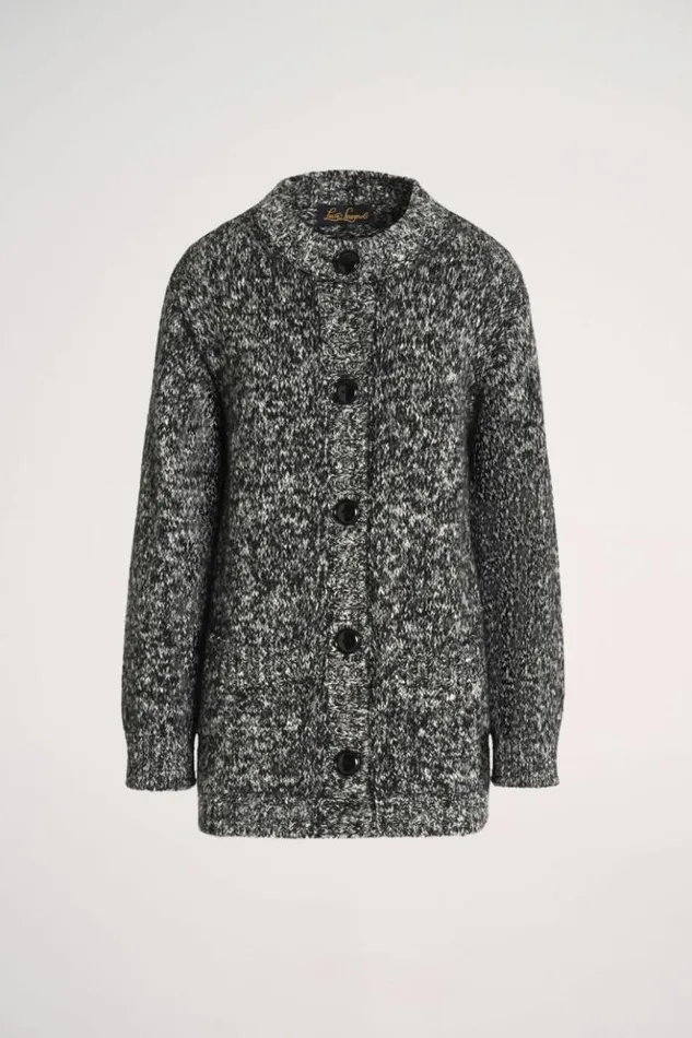 Luisa Spagnoli Cardigan Consegna 8211 Mlange Jacket Blackcream 8211 Women Luisa Spagnoli Cardigan Consegna 8211 Mlange Jacket Blackcream 8211 Women