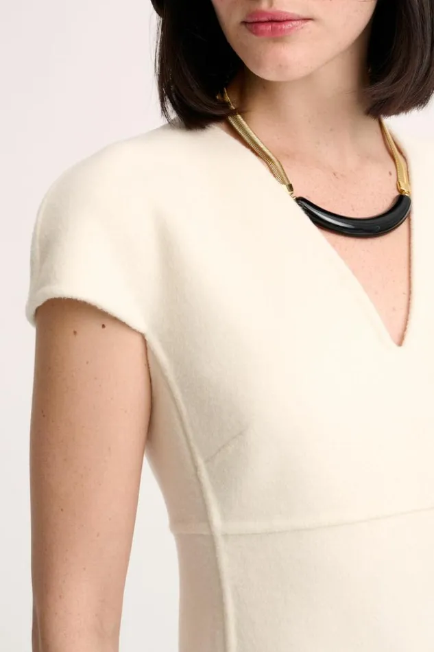 Luisa Spagnoli Dresses and Jumpsuits Giudice 8211 Wool Tube Dress Cream 8211 Women Luisa Spagnoli Dresses and Jumpsuits Giudice 8211 Wool Tube Dress Cream 8211 Women