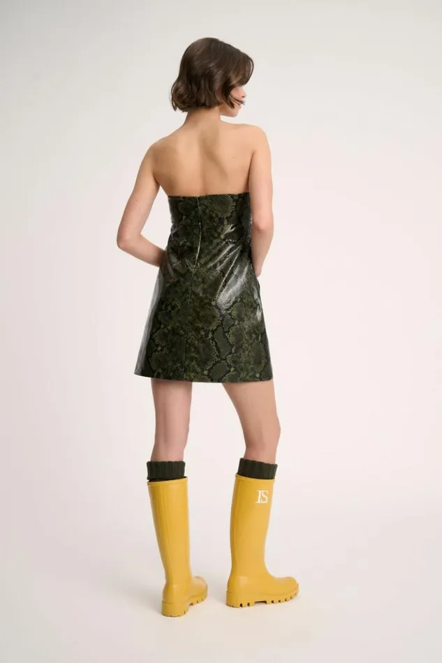 Luisa Spagnoli Dresses and Jumpsuits Gruccia 8211 Leather Mini Dress 8211 Fashion Show 8211 Women Luisa Spagnoli Dresses and Jumpsuits Gruccia 8211 Leather Mini Dress 8211 Fashion Show 8211 Women