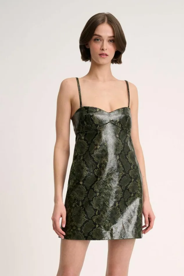 Luisa Spagnoli Dresses and Jumpsuits Gruccia 8211 Leather Mini Dress 8211 Fashion Show 8211 Women Luisa Spagnoli Dresses and Jumpsuits Gruccia 8211 Leather Mini Dress 8211 Fashion Show 8211 Women