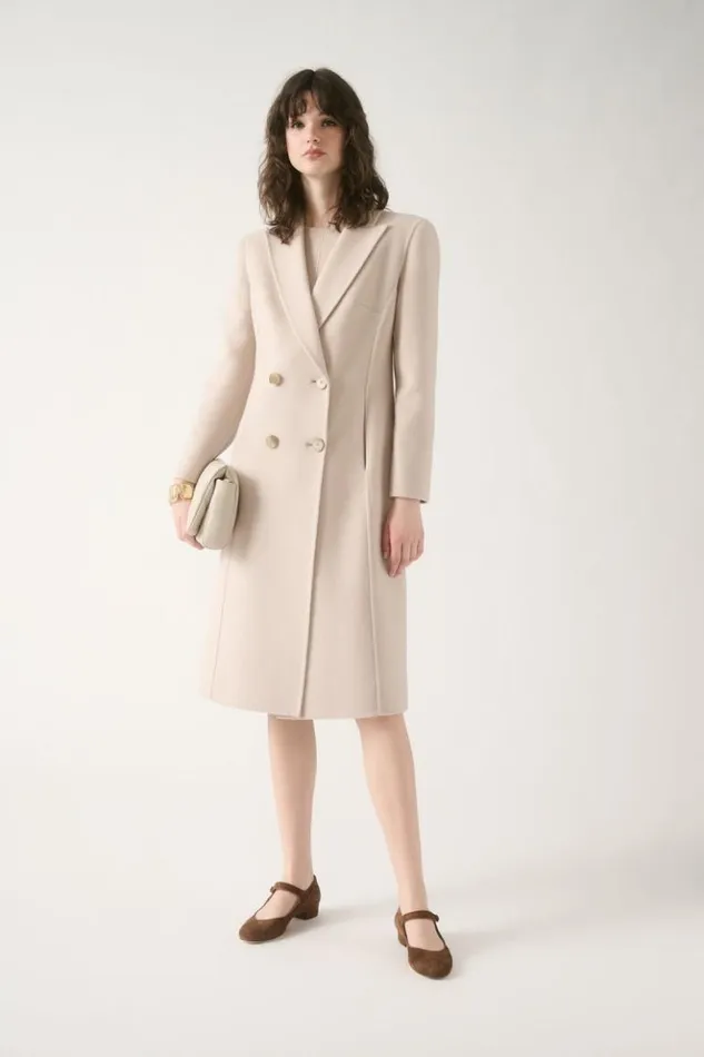 Luisa Spagnoli Dresses and Jumpsuits Marinella 8211 Bon Ton Knit Dress Beige 8211 Women