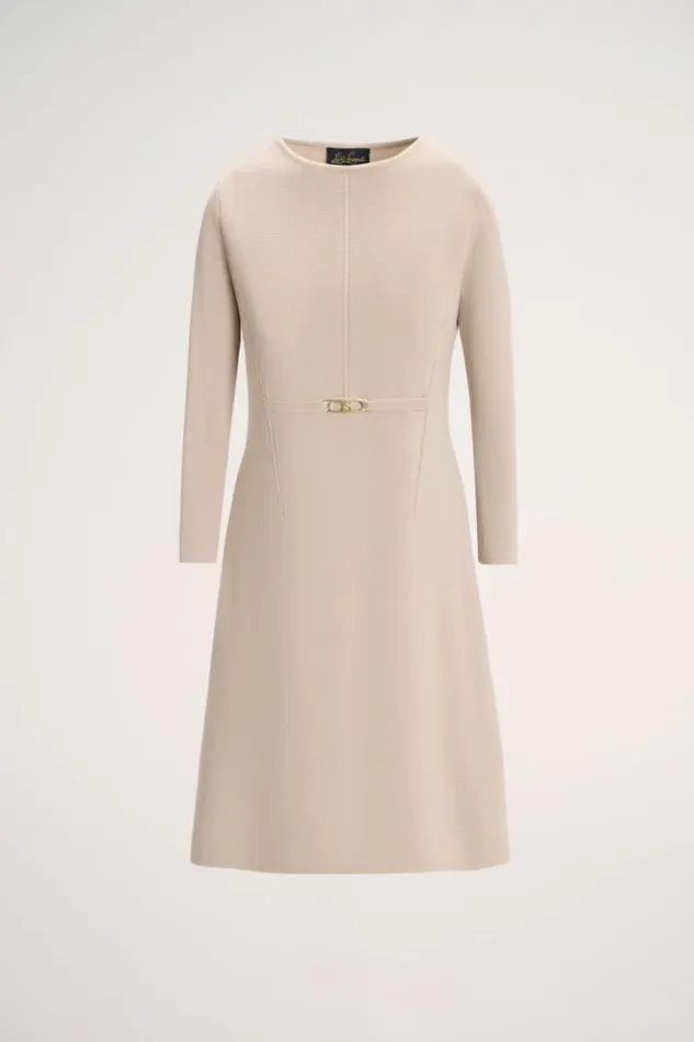 Luisa Spagnoli Dresses and Jumpsuits Marinella 8211 Bon Ton Knit Dress Beige 8211 Women