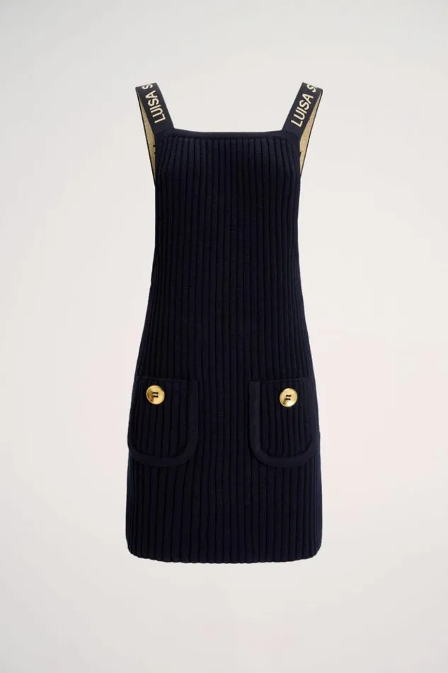 Luisa Spagnoli Dresses and Jumpsuits Melrose 8211 Dungaree Dress 8211 Fashion Show Blue 8211 Women Luisa Spagnoli Dresses and Jumpsuits Melrose 8211 Dungaree Dress 8211 Fashion Show Blue 8211 Women