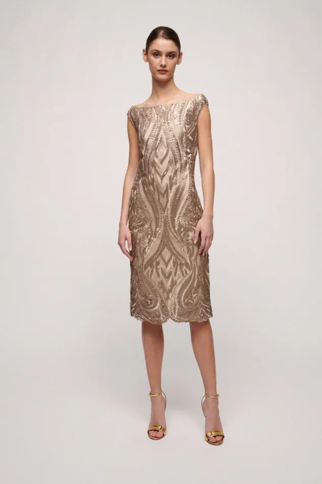 Luisa Spagnoli Formal Dresses Giordano 8211 Elegant Dress Beige 8211 Women