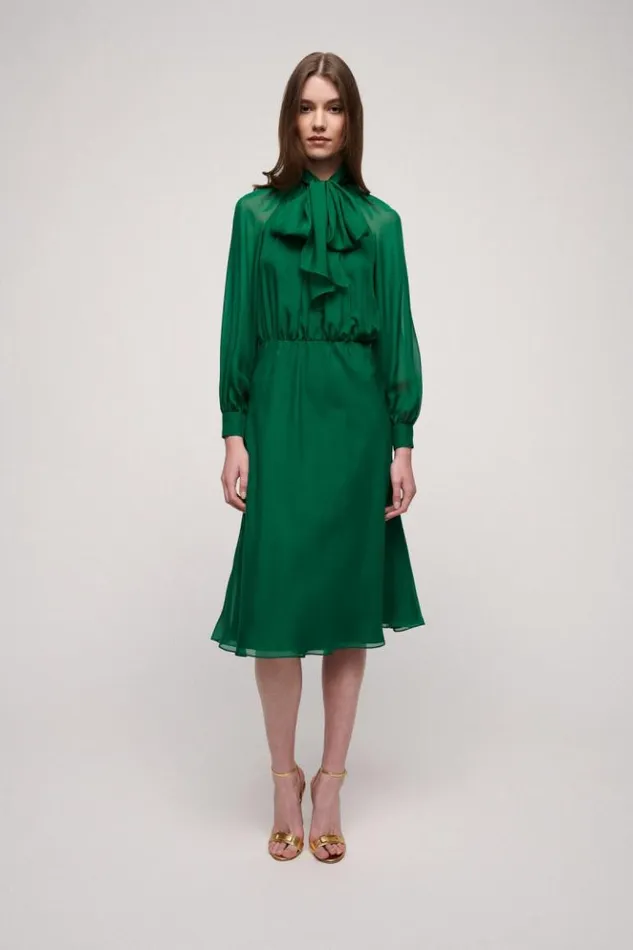 Luisa Spagnoli Formal Dresses Giullare 8211 Elegant Dress Green 8211 Women