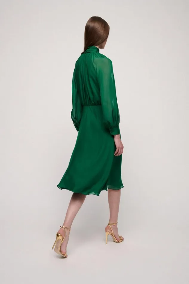 Luisa Spagnoli Formal Dresses Giullare 8211 Elegant Dress Green 8211 Women Luisa Spagnoli Formal Dresses Giullare 8211 Elegant Dress Green 8211 Women