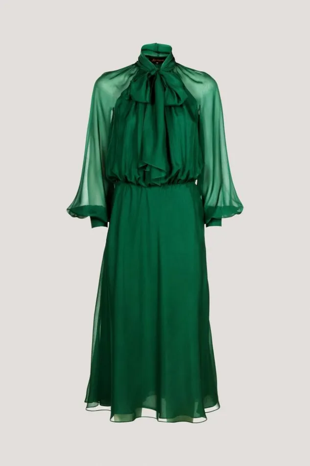 Luisa Spagnoli Formal Dresses Giullare 8211 Elegant Dress Green 8211 Women Luisa Spagnoli Formal Dresses Giullare 8211 Elegant Dress Green 8211 Women