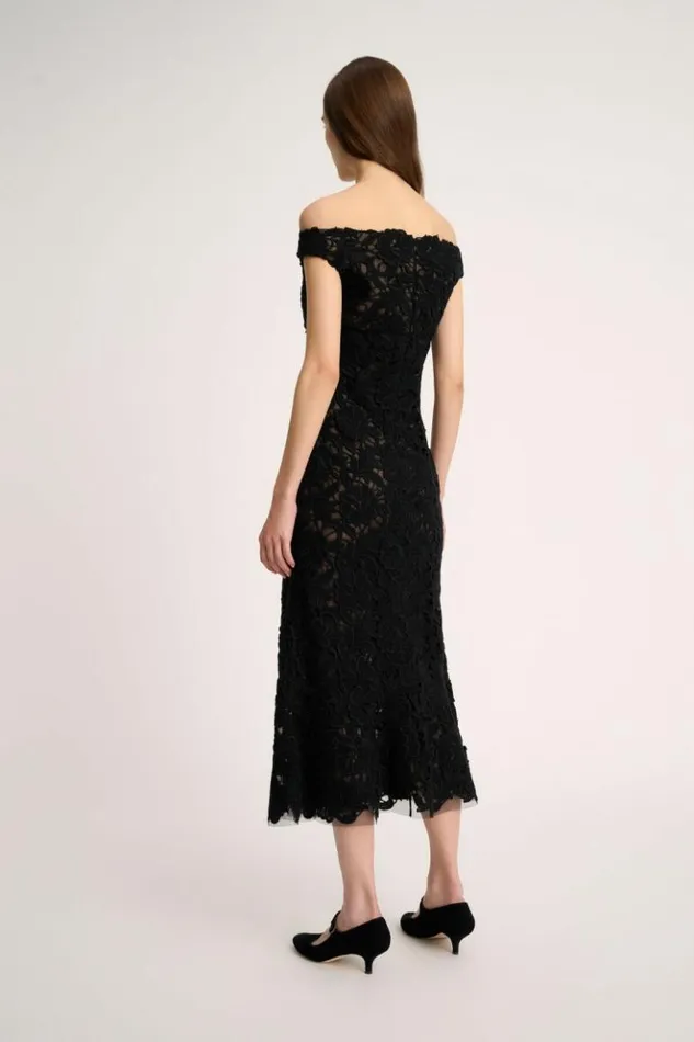 Luisa Spagnoli Formal Dresses Gradazione 8211 Lace Dress 8211 Fashion Show Black 8211 Women