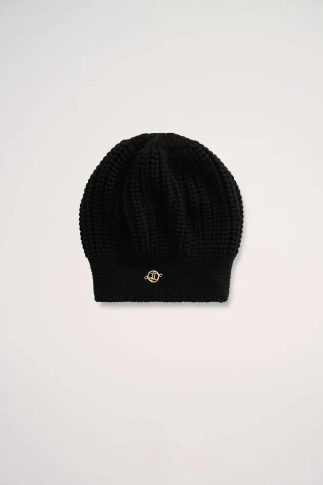Luisa Spagnoli Hats And Gloves Matteo 8211 Wool Beret Black 8211 Women