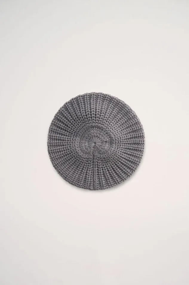 Luisa Spagnoli Hats And Gloves Matteo 8211 Wool Beret Grey Melange 8211 Women Luisa Spagnoli Hats And Gloves Matteo 8211 Wool Beret Grey Melange 8211 Women